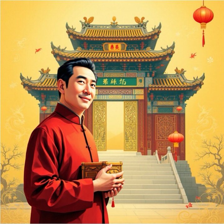 Smiling chinese